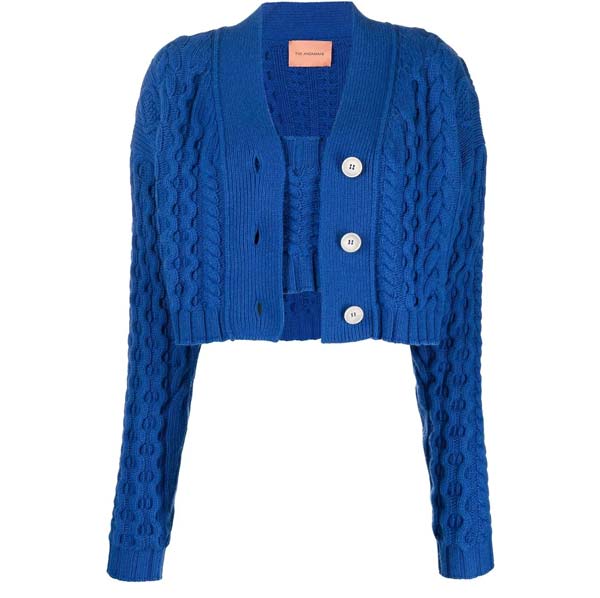 The Andamane Forget Me Not top-cardigan twinset